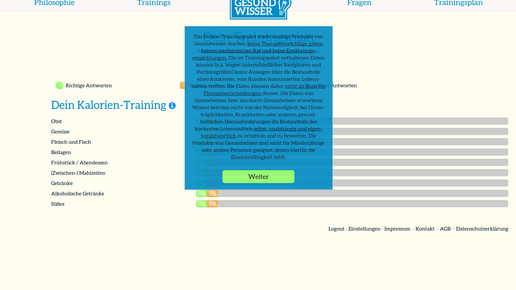 gesundwisser3 screenshot