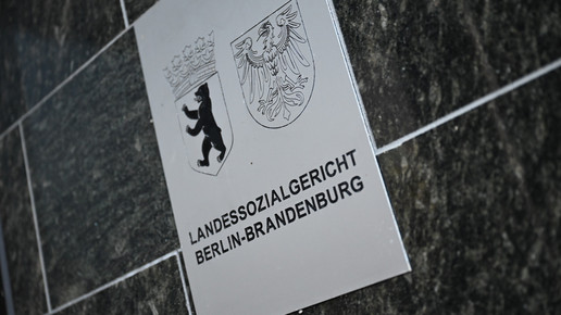Schild des LSG Berlin/Brandenburg