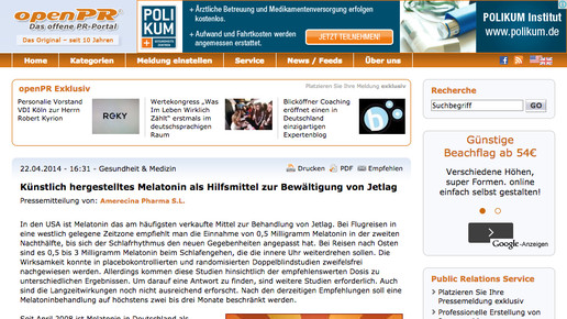 open PR-meldung-Amerecina-Pharma