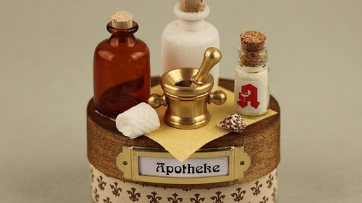 miniatur apotheke dose 02 miniaturenschaller