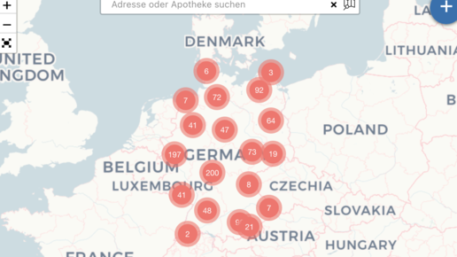 Protest-Landkarte: Bereits mehr als 1000 Einträge