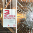 Vandalismus: Scheibe eingeschlagen, Schaden über 10.000 Euro