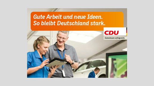 cdu wahlkampf deutschland