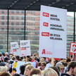 Überblick beim Protest in Berlin