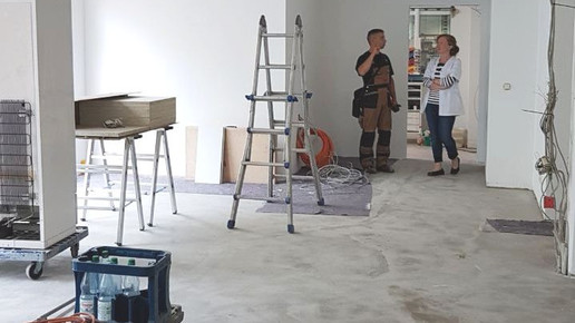 Ferber-Apotheke Gera Umbau innen Ferber Apotheke