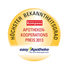 Koop-Medaillen 2013 easy Bekanntheit
