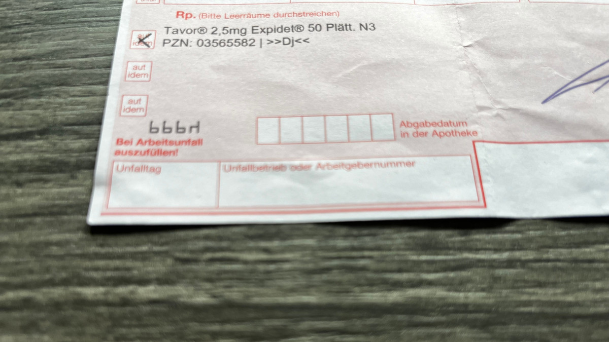 Tavor Expidet: Mögliche Alternative | APOTHEKE ADHOC