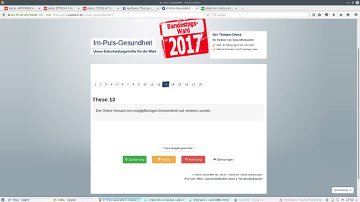 Wahl-O-Mat Apobank 3 Screenshot