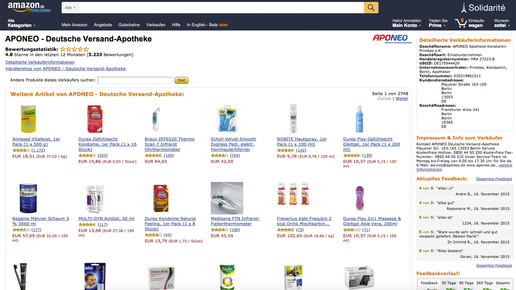amazon aponeo shop screenshot