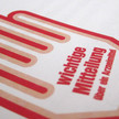 Foto eines Ausdrucks eines Rote-Hand-Briefs.