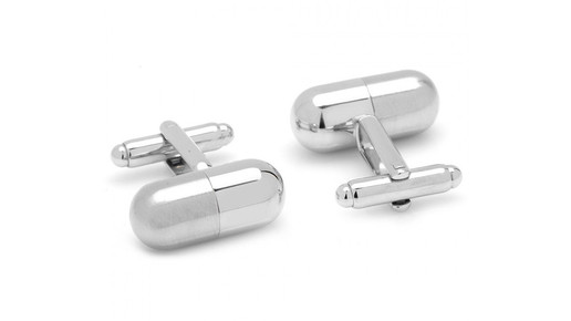 manschettenknopf pille silber 02 purplearmadillo