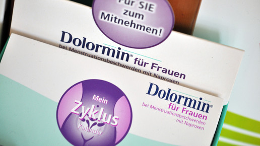 dolormin frauen aufsteller aa