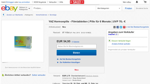 yaz ebay screenshot