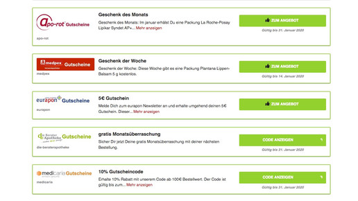 Apo-Gutschein.net: Groupon für Arzneimittel