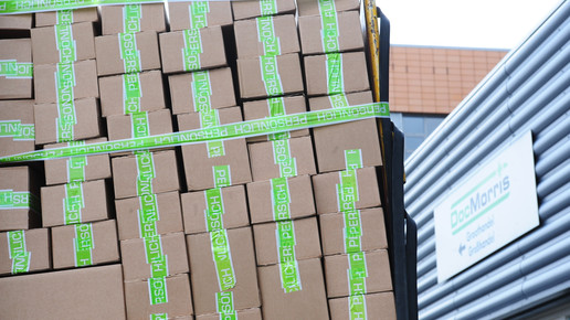 DocMorris Pakete vor Lager