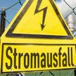 Symbolbild: Schild Stromausfall