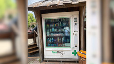 Automat der Schloss-Apotheke Rust