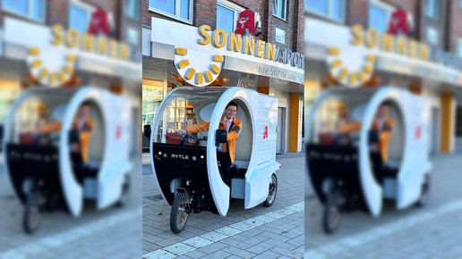Botendienst: Per E-Bike durch die Innenstadt
