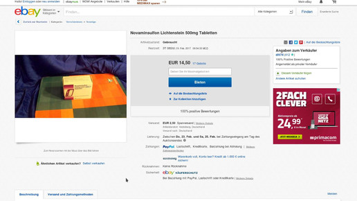 ssc novaminsulfon ebay
