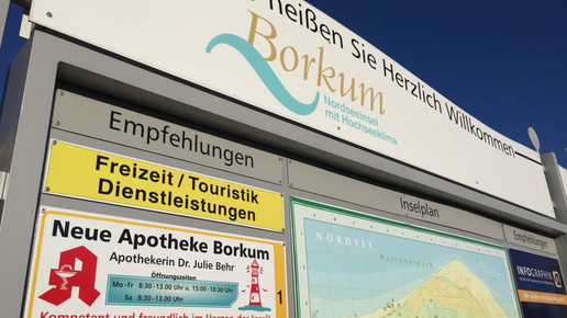 Werbung 38 Neue Apotheke Borkum