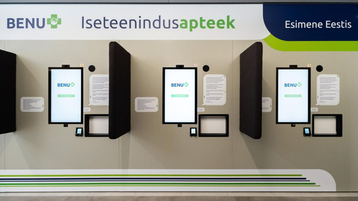 Bestellterminals von Grab2Go im Projekt der Benu-Apothekenkette