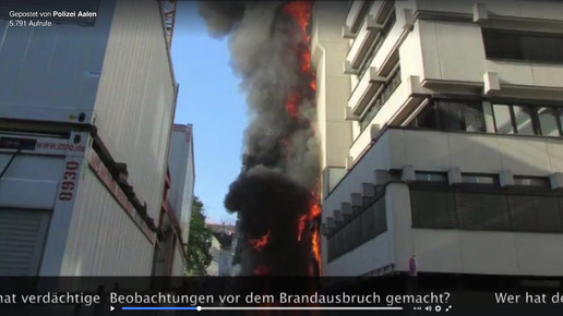 Brand 4 Polizei Aalen