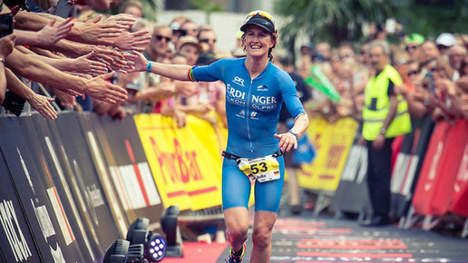 Julia Gajer zieleinlauf Sebastian Kuhn