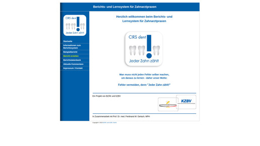 cirs-dent screenshot
