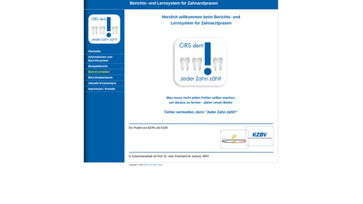 cirs-dent screenshot