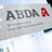 Der Schriftzug der Abda an ihrer Berliner Geschäftsstelle.
