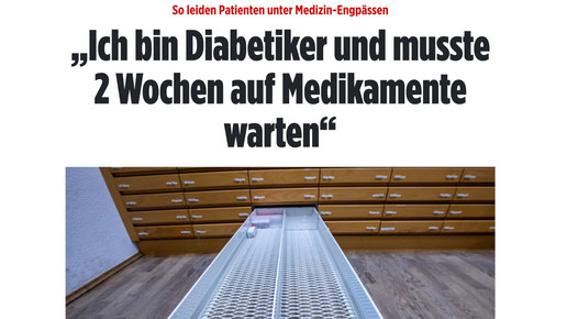Lieferengpässe dreifach in der „Bild“