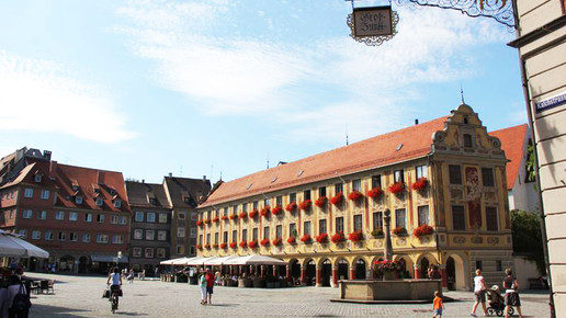memmingen marktplatz stadt memmingen