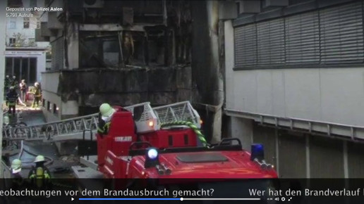 Brand 5 Polizei Aalen
