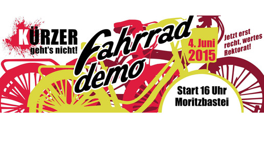 fahrraddemo plakat fachschaftleipzig