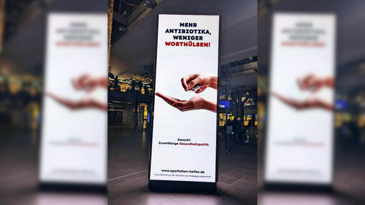 Noweda: Plakate gegen Lauterbach