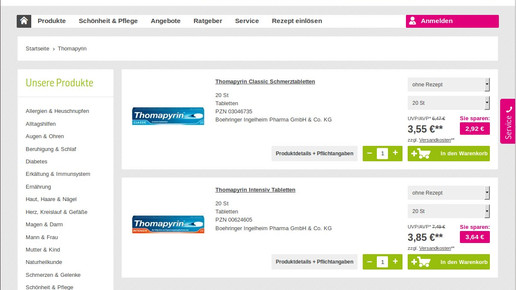 thomapyrin docmorris1 screenshot