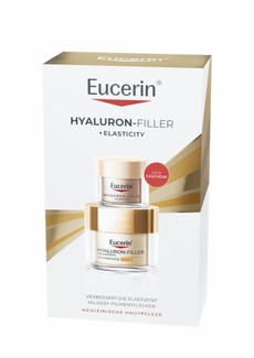 Packshot der Eucerin® Hyaluron-Filler +Elasticity Pflegelinie