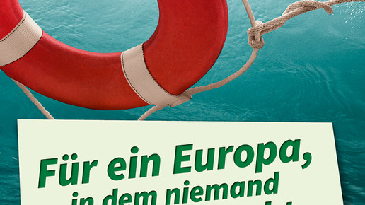 Europawahl Plakat Die Gru  nen