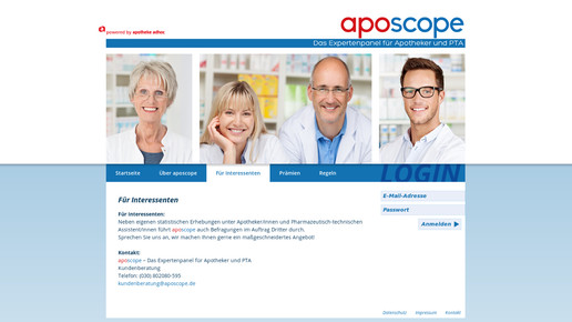 aposcope interessenten screenshot