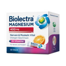 Packshot Biolectra Magnesium 400mg Nerven & Muskeln Vital 30 Stück 