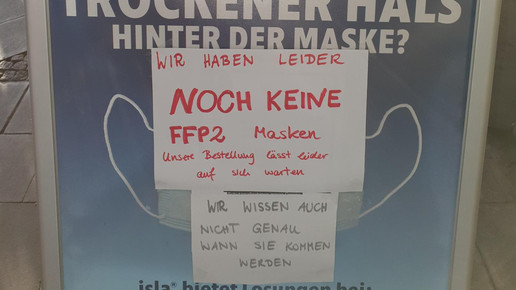 FFP2-Abgabe: Apotheken kriegen keine Masken