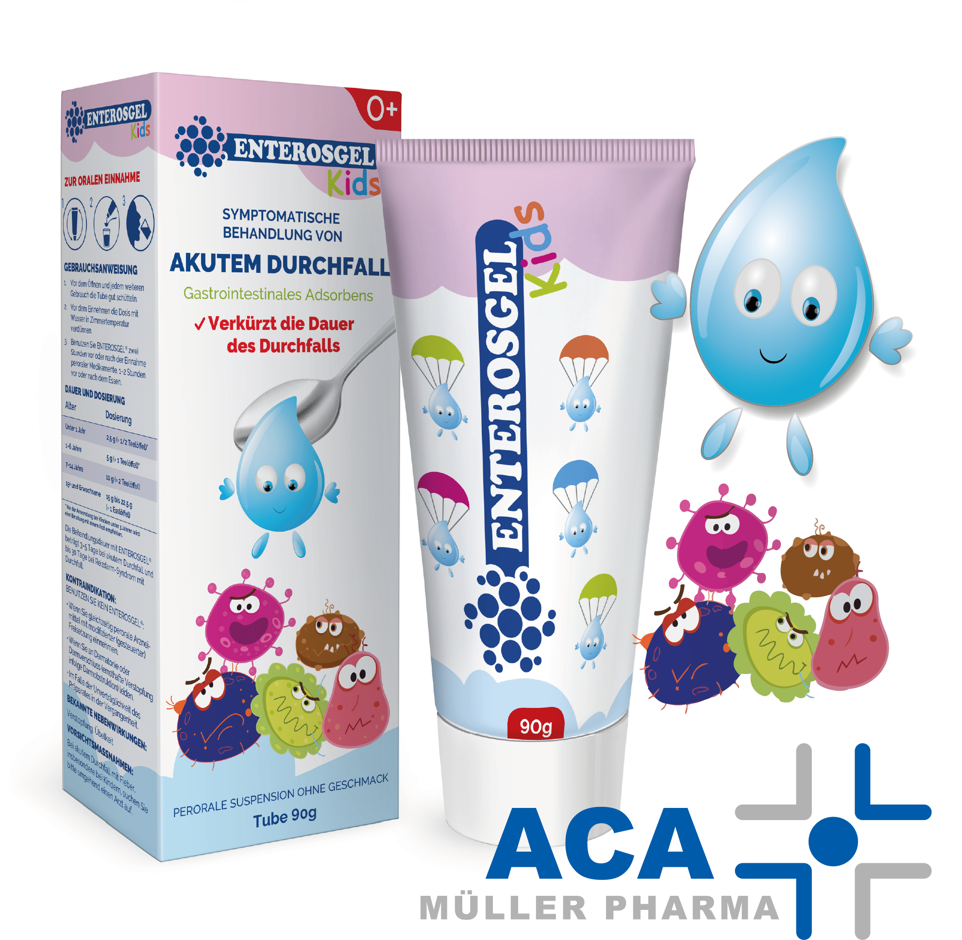 Enterosgel® jetzt in kinderfreundlicher 90-g-Tube