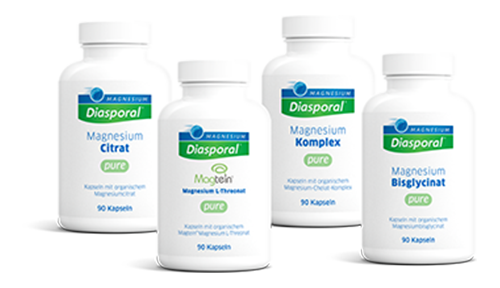 Jetzt neu:  Magnesium-Diasporal® launcht neue pure-Linie in Kapselform